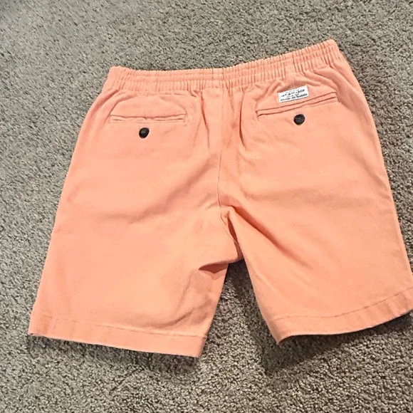 Janie and Jack Peach Flat Front Shorts - Picture 7 of 7